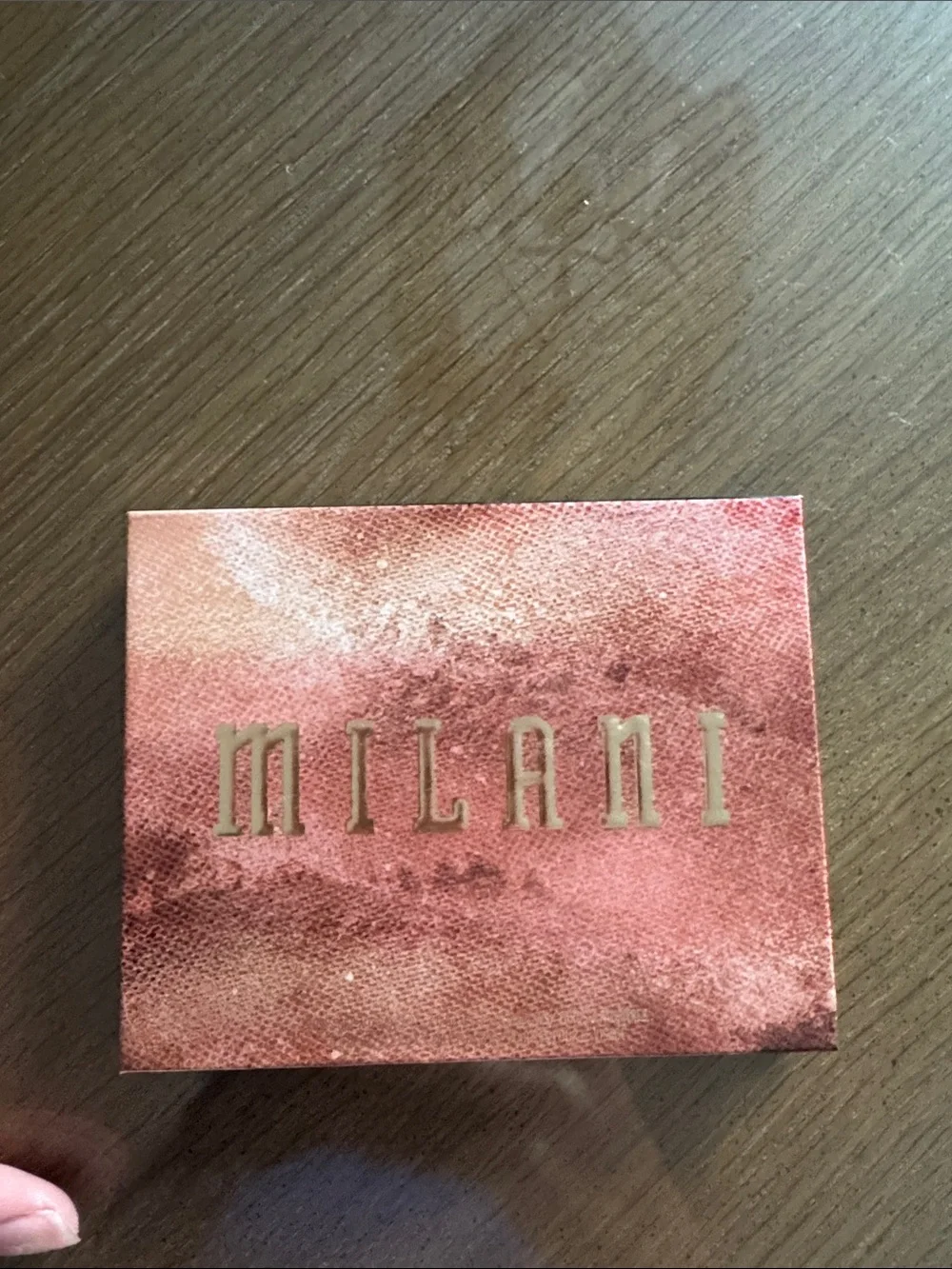 Milani Blush Compact - Rose Gold Pink Finish